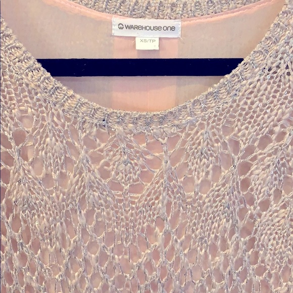 Warehouse One beaded sweater with split back - Picture 2 of 5